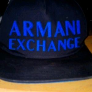 Armani snap back hat